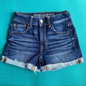 American Eagle Hi-Rise Super Stretch Shorts